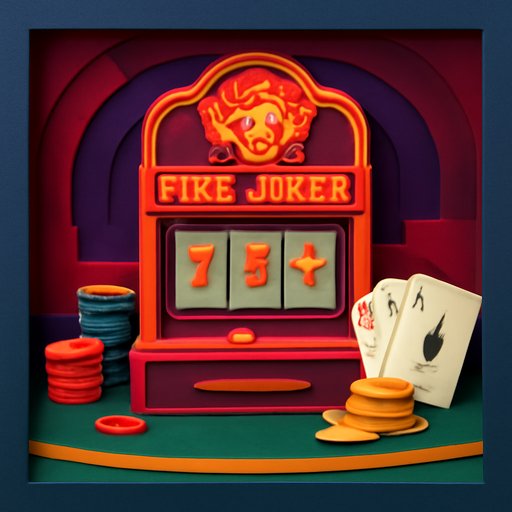 kkff Fire Joker neon reel display